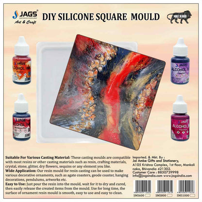 Silicone Mould Square 6 Inch SMS600