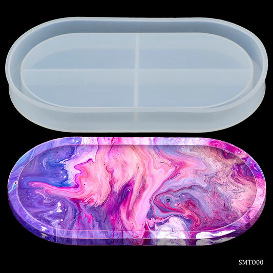Silicone Mould Tray Oval 4 X 7.5 Inch SMTO00