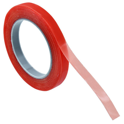Tape Double Sided Red 5Mtr 6mm TDSR03