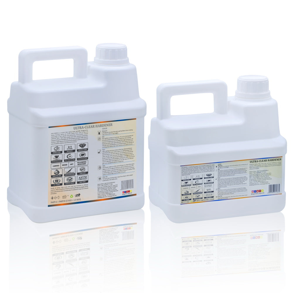 Ultra Clear Set Resin 5KGS Hardener 2.5KGS UCR7500