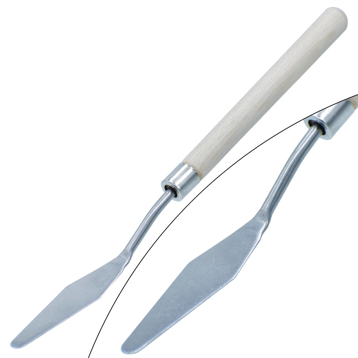 Painting Knife Wooden Handle 1Pcs Y811-4