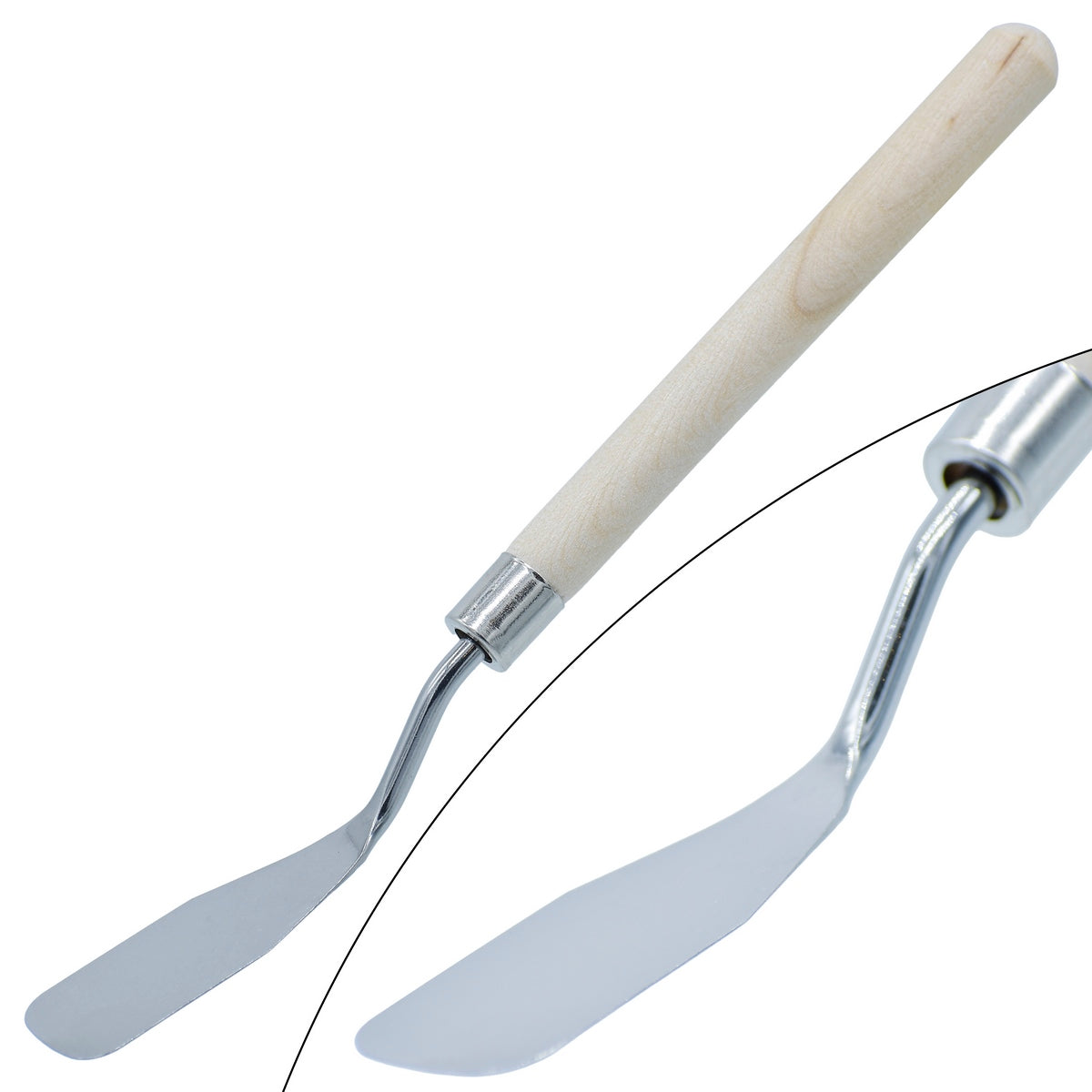 Painting Knife Wooden Handle 1Pcs Y811-5