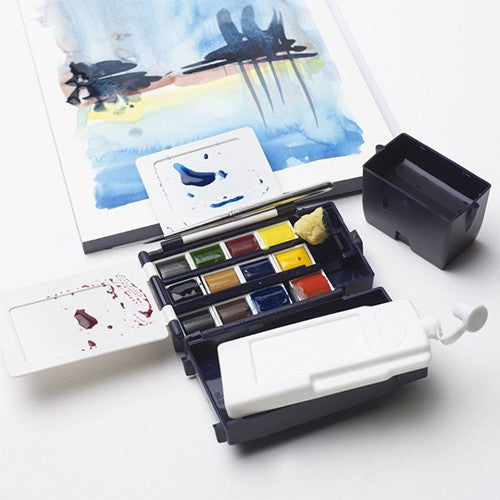 Winsor & Newton Artists Watercolour 12 Half Pan Field Box