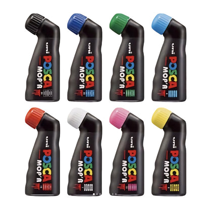 Uni-Ball Posca MOP’R PCM-22 Round Tip Paint Marker Multicolor Ink, Pack of 8