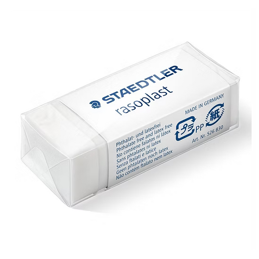 STAEDTLER 526 B30 RASOPLAST ERASER REGULAR