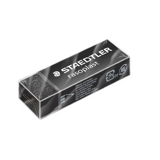 STAEDTLER 526 B20-09 RASOPLAST BLACK ERASER