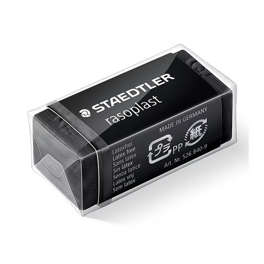 STAEDTLER 526 B40-09 RASOPLAST BLACK ERASER