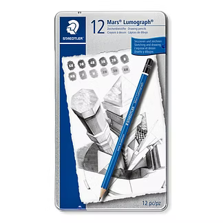 STAEDTLER MARS LUMOGRAPH DRAWING PENCIL SETS OF 12-100G12