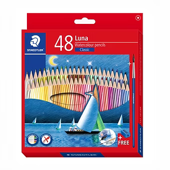 STAEDTLER LUNA CLASSIC AQUARELL PENCIL COLOUR SET OF 48-13710C48