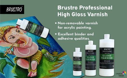 Brustro Artist's Varnish High Gloss Finish 200ml